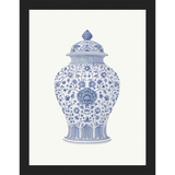 SA339-GINGER JAR III Hand framed in a matte black frame. Finished Size: W 10.25 in x H 13.25 in