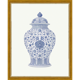 SA339-GINGER JAR III Hand framed in a transitional gold frame. Finished Size: W 12.25 in x H 15.25 in