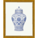 SA340-GINGER JAR IV Hand framed in a transitional gold frame. Finished Size: W 9.25 in x H 11.25 in