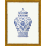 SA340-GINGER JAR IV Hand framed in a transitional gold frame. Finished Size: W 10.25 in x H 13.25 in