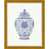 SA341-GINGER JAR V Hand framed in a transitional gold frame. Finished Size: W 9.25 in x H 11.25 in