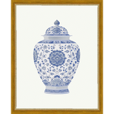 SA341-GINGER JAR V Hand framed in a transitional gold frame. Finished Size: W 12.25 in x H 15.25 in