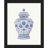 SA342-GINGER JAR VI Hand framed in a matte black frame. Finished Size: W 9.25 in x H 11.25 in