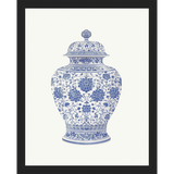 SA342-GINGER JAR VI Hand framed in a matte black frame. Finished Size: W 12.25 in x H 15.25 in