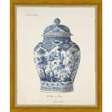 SA343-VINTAGE GINGER JAR I Hand framed in a transitional gold frame. Finished Size: W 9.25 in x H 11.25 in