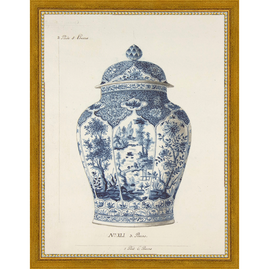 VINTAGE GINGER JAR I - Kings Fine Art & Decor