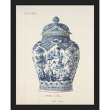 SA343-VINTAGE GINGER JAR I Hand framed in a matte black frame. Finished Size: W 12.25 in x H 15.25 in