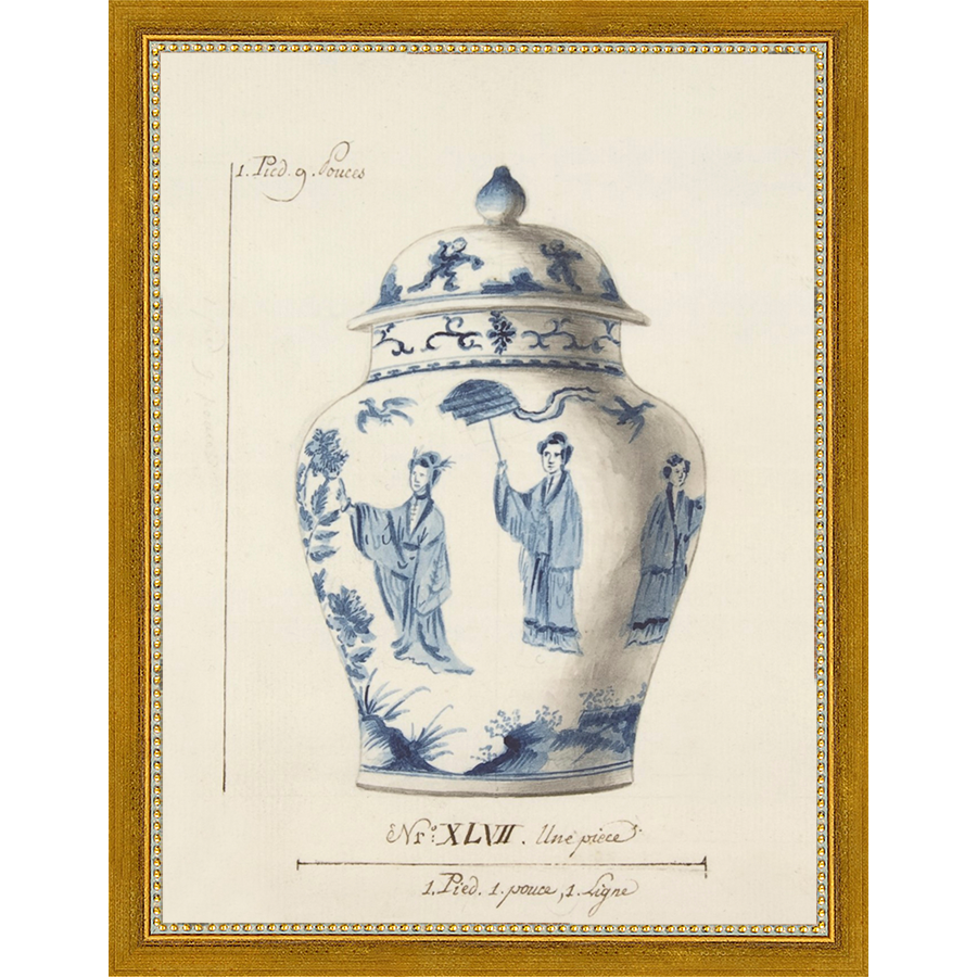 VINTAGE GINGER JAR II - Kings Fine Art & Decor