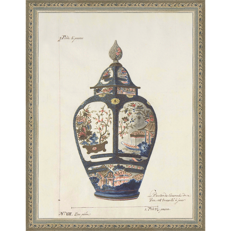 VINTAGE GINGER JAR III - Kings Fine Art & Decor