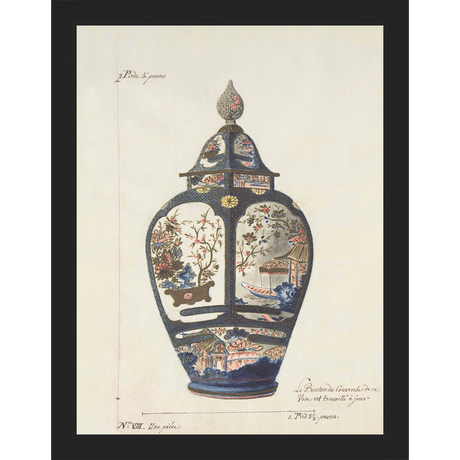 VINTAGE GINGER JAR III - Kings Fine Art & Decor