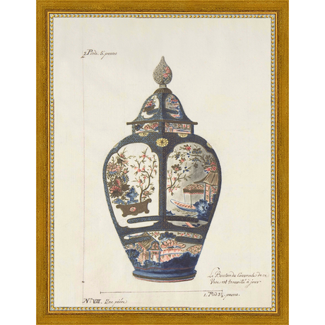 VINTAGE GINGER JAR III - Kings Fine Art & Decor