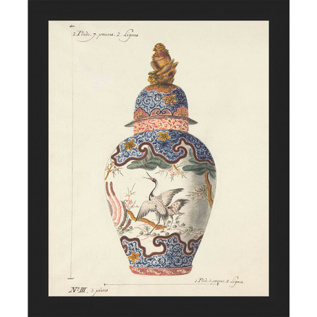 VINTAGE GINGER JAR IV - Kings Fine Art & Decor