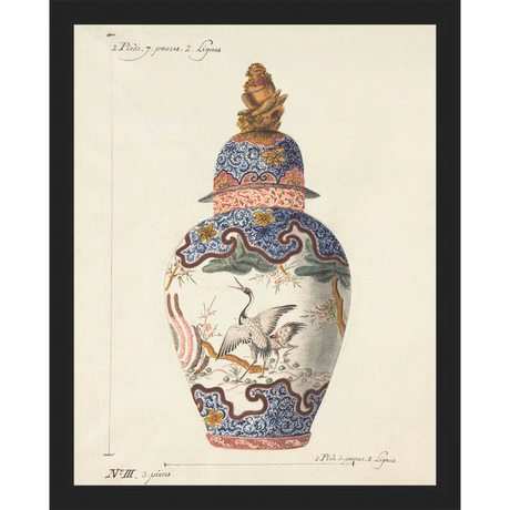 VINTAGE GINGER JAR IV - Kings Fine Art & Decor