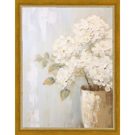 WHITE HYDRANGEAS - Kings Fine Art & Decor