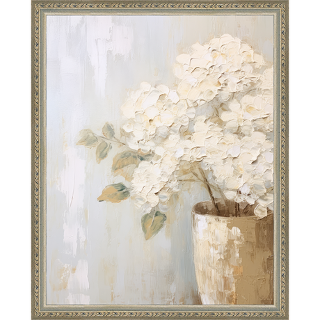 WHITE HYDRANGEAS - Kings Fine Art & Decor