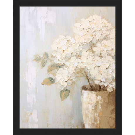 WHITE HYDRANGEAS - Kings Fine Art & Decor