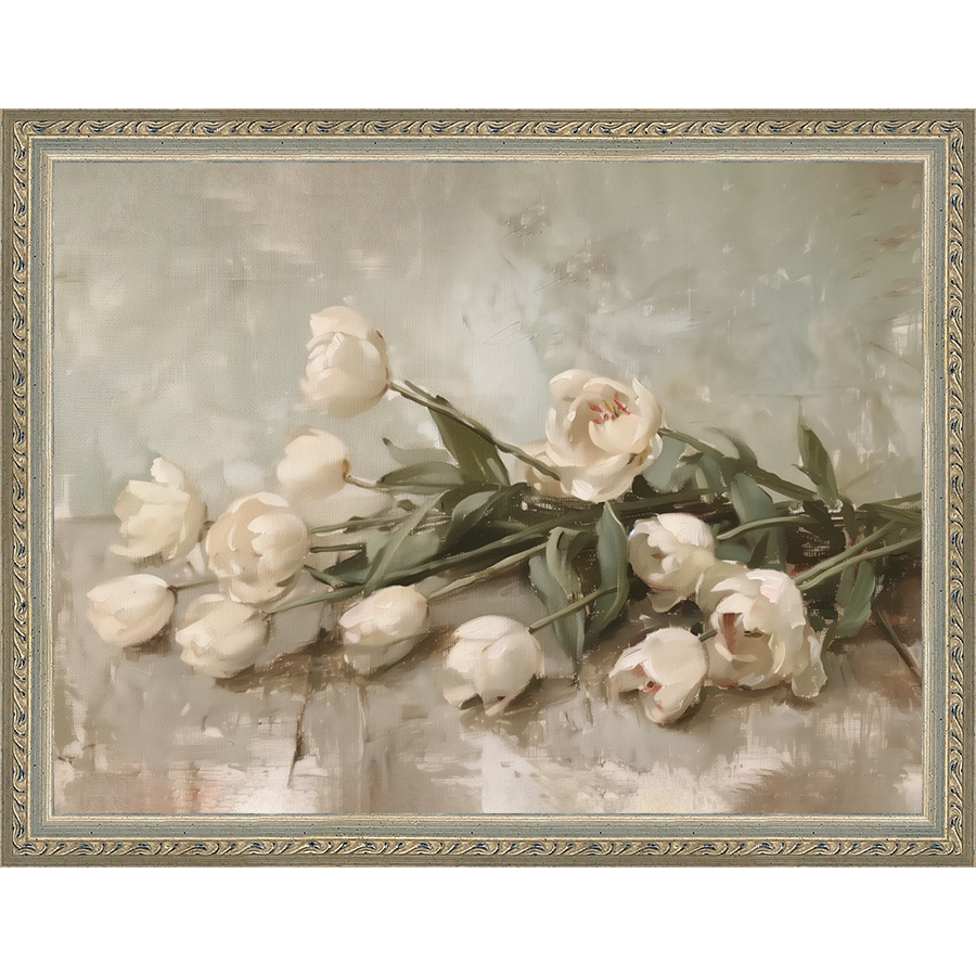 WHITE TULIPS - Kings Fine Art & Decor