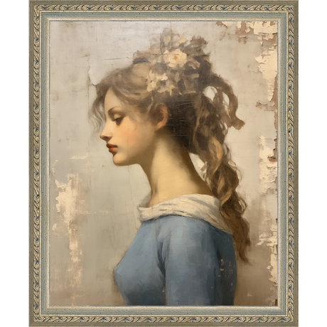 MAIDEN IN BLUE - Kings Fine Art & Decor