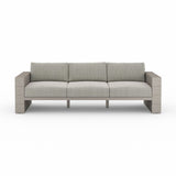 Leroy Outdoor Sofa, Weathered Grey - Kings Fine Art & Decor
