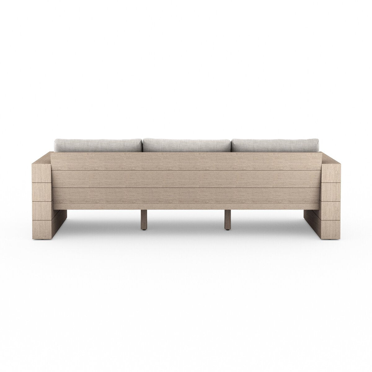 Leroy Outdoor Sofa, Washed Brown - Kings Fine Art & Decor