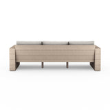Leroy Outdoor Sofa, Washed Brown - Kings Fine Art & Decor