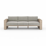 Leroy Outdoor Sofa, Washed Brown - Kings Fine Art & Decor