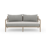 Sherwood Outdoor Sofa, Washed Brown - Kings Fine Art & Decor
