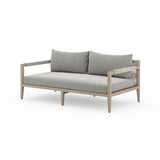 Sherwood Outdoor Sofa, Washed Brown - Kings Fine Art & Decor