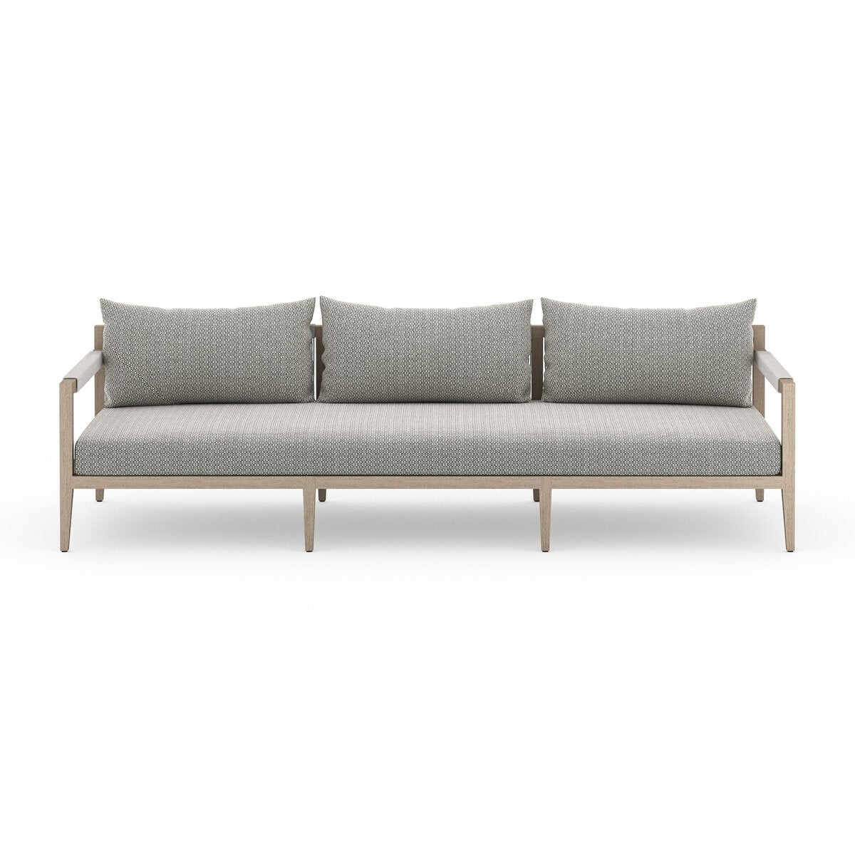 Sherwood Outdoor Sofa, Washed Brown - Kings Fine Art & Decor