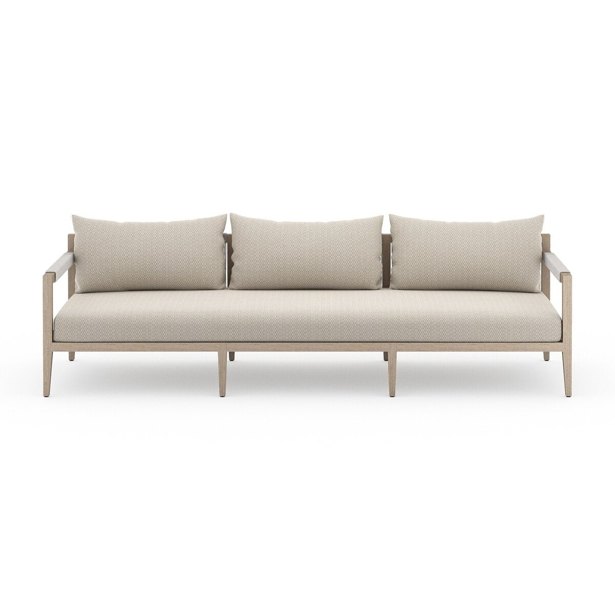 Sherwood Outdoor Sofa, Washed Brown - Kings Fine Art & Decor