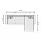NEST FABRIC SECTIONAL