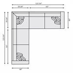 BLISS FABRIC SECTIONAL