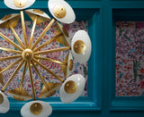 lotus-chandelier-5739-GL/WH-2