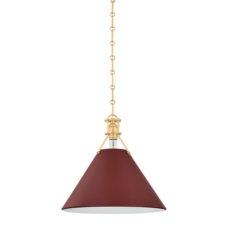 painted-no.-2-pendant-MDS352-AGB/CRN