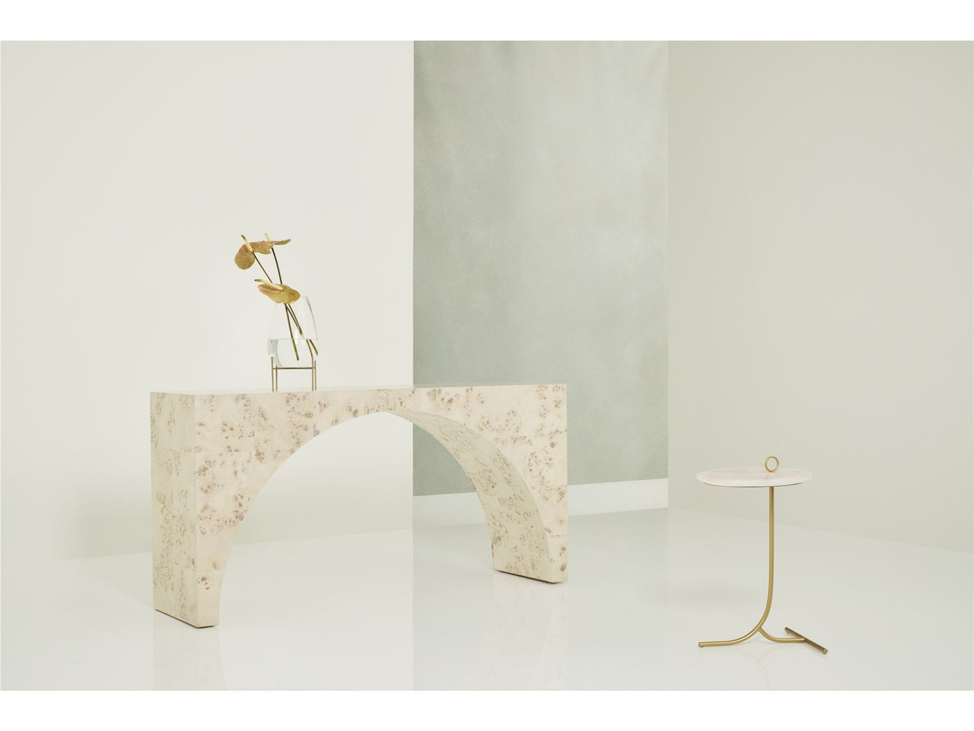 Rose Quartz Accent Table