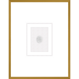 NG001-BACCHANAL WOMAN Shadow Box framed in an antiqued gold frame on a white raglin mat. Finished Size: W 18.00 in x H 23.00 in