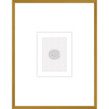 NG002-CHARIOT Shadow Box framed in an antiqued gold frame on a white raglin mat. Finished Size: W 18.00 in x H 23.00 in