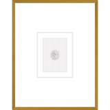 NG013-NOBLE WOMAN Shadow Box framed in an antiqued gold frame on a white raglin mat. Finished Size: W 18.00 in x H 23.00 in