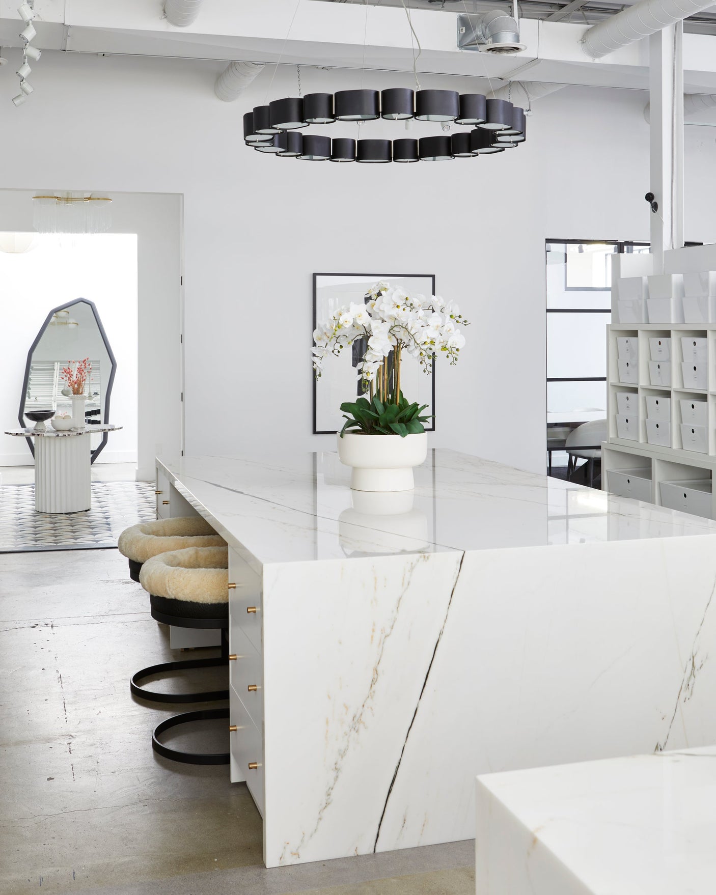 opal-chandelier-393-50-SBK/SS-1