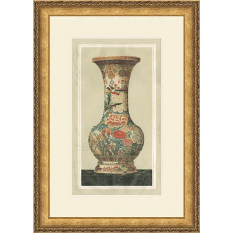 EMBELLISHED SATSUMA VASE II - Kings Fine Art & Decor