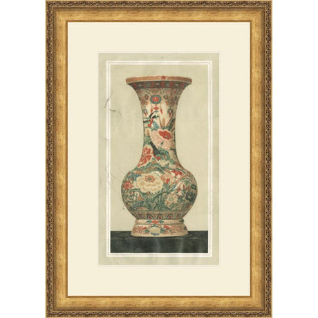 EMBELLISHED SATSUMA VASE II - Kings Fine Art & Decor