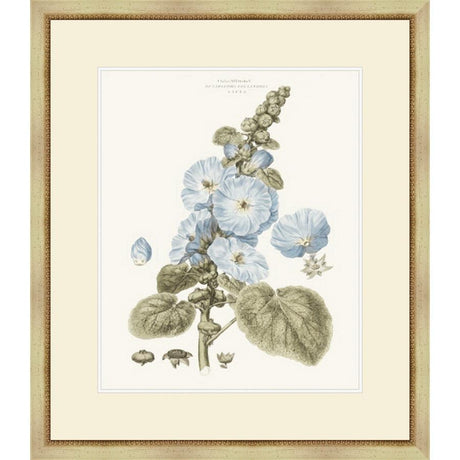 BASHFUL BLUE FLORALS IV - Kings Fine Art & Decor