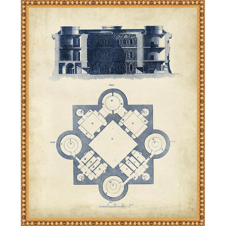 ARCHITECTURAL BLUEPRINT II - Kings Fine Art & Decor