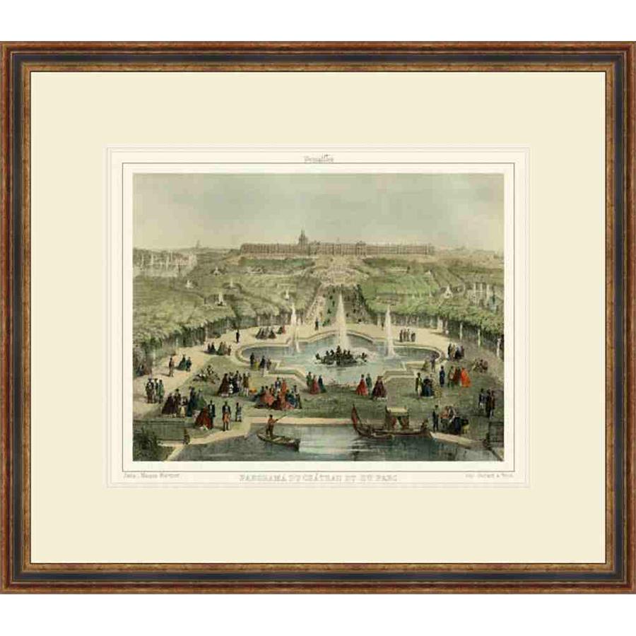 PANORAMA DU CHATEAU ET DE PARC - Kings Fine Art & Decor