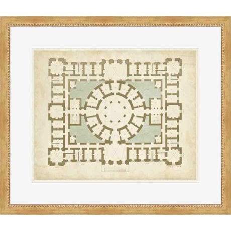 PLAN IN TAUPE AND SPA II - Kings Fine Art & Decor