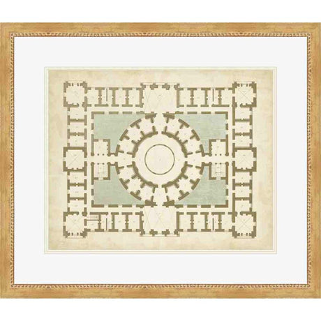 PLAN IN TAUPE AND SPA III - Kings Fine Art & Decor