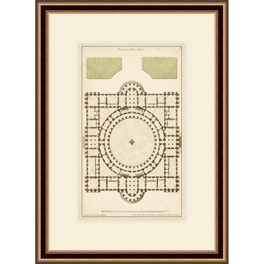 ANTIQUE GARDEN PLAN III - Kings Fine Art & Decor