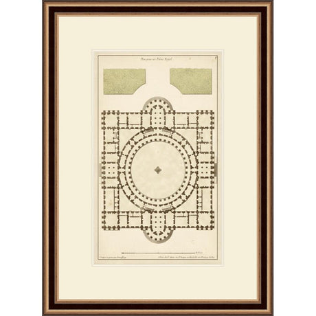 ANTIQUE GARDEN PLAN III - Kings Fine Art & Decor