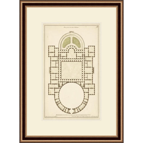ANTIQUE GARDEN PLAN IV - Kings Fine Art & Decor