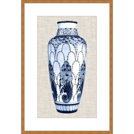 BLUE AND WHITE VASE I - Kings Fine Art & Decor